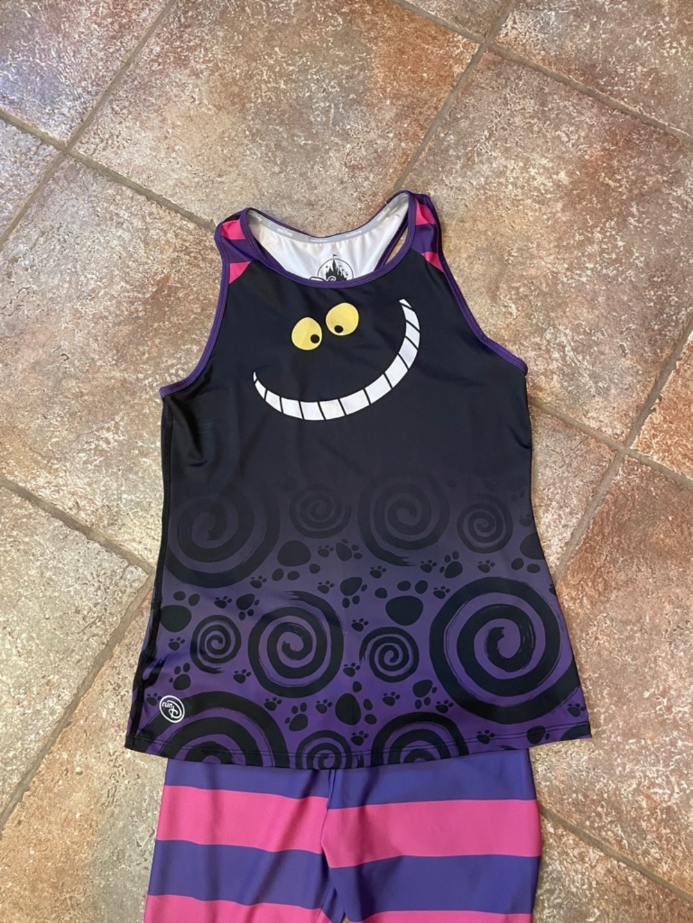 RunDisney Purple and Pink Cheshire Cat Two-Piece Set - Picture 2 of 6